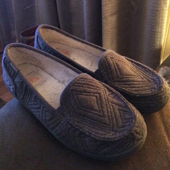 Roxy slip on shoes.