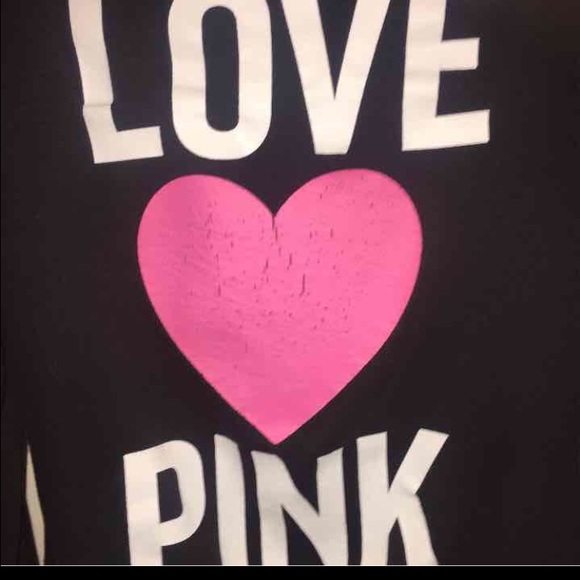 Love pink sweatshirt