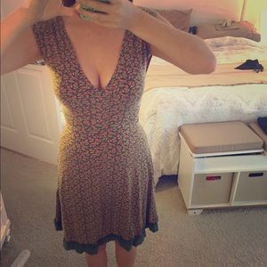 Free People Floral Stretch Dress