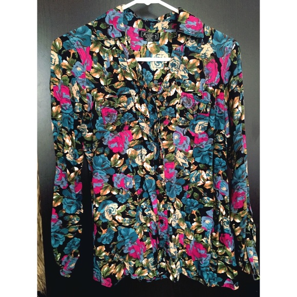 Flower Print Top