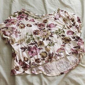 Floral crop top