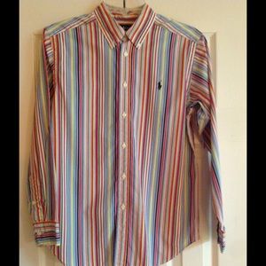 Ralph Lauren Boys Stripe Button Down Shirt