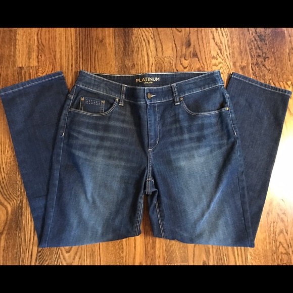 chico's platinum boyfriend jeans