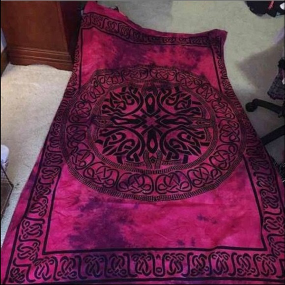 Pink purple tapestry