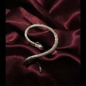Silver Snake Ear Cuff