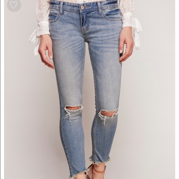 Free people cropped jeans