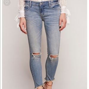 Free people cropped jeans