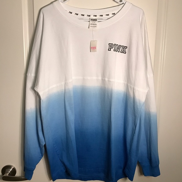 PINK ombré long sleeve