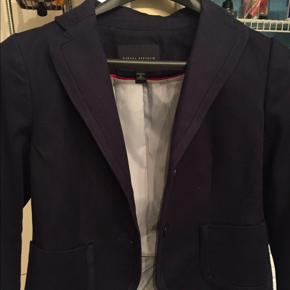 Navy cotton jacket size 6