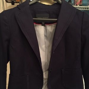 Navy cotton jacket size 6