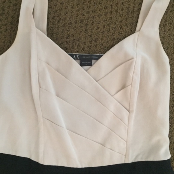 Armani Exchange Cream and Black Dress - Picture 3 of 3