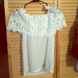 Off then shoulder top