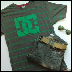 {Mens} DC striped shirt