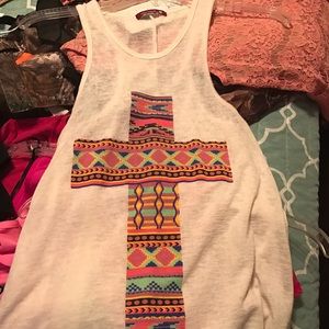 Burnout cross tank. Size small does more like a M