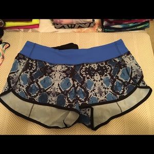 lululemon speed shorts 10