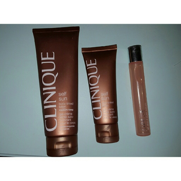 Clinique Self Sun and All About Eyes Serum