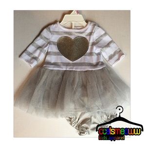 grey • sparkle • tulle • dress
