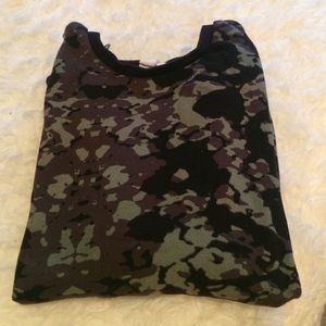 Like new Vans grey camo sweater