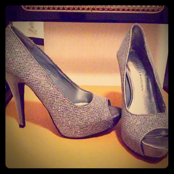 Silver Pumps