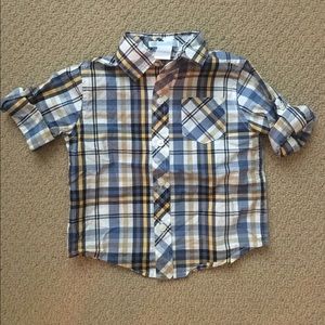 Janie & Jack plaid shirt