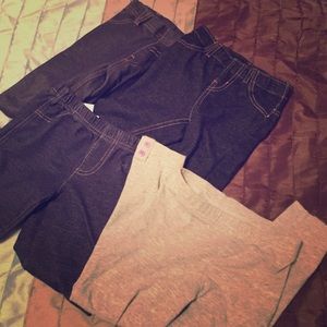 3t girls legging/jegging bundle