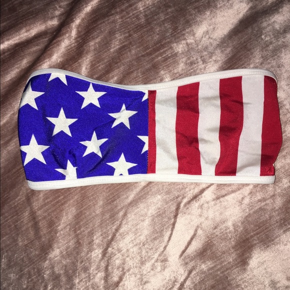 American flag bandeau