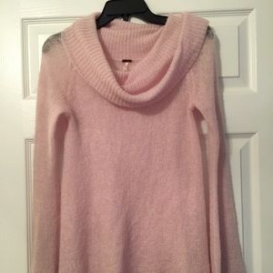 Free People Cowl Neck Tunic Sweater
