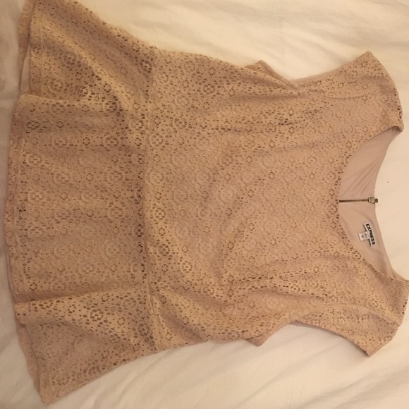 Lacey champaign colored blouse