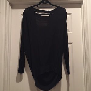 Wilfred Aritzia Long Sleeve Top with Back Detail