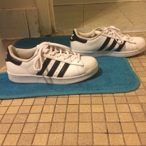 Classic Superstar adidas ankle shell toe sneakers
