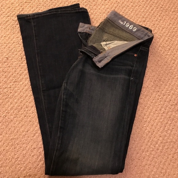 Gap jeans size 8long .