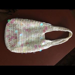 Girls knitted pocketbook
