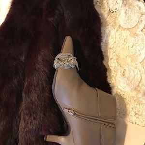 Rabbit Fur Jacket dyed DARK purple.