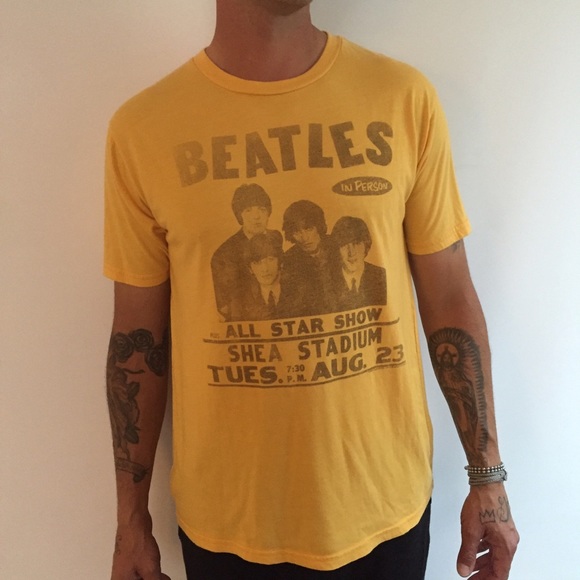 Junk Food Beatles Shea Stadium Tee