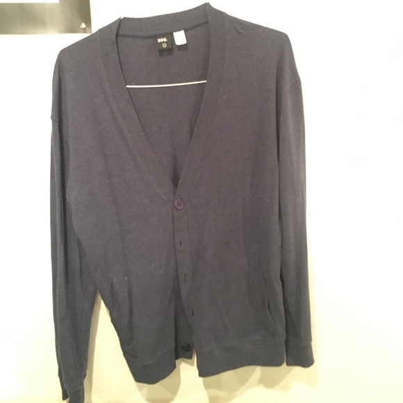 Blue cardigan