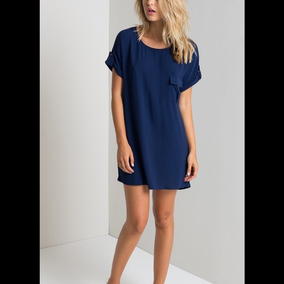 Blue Shift Dress