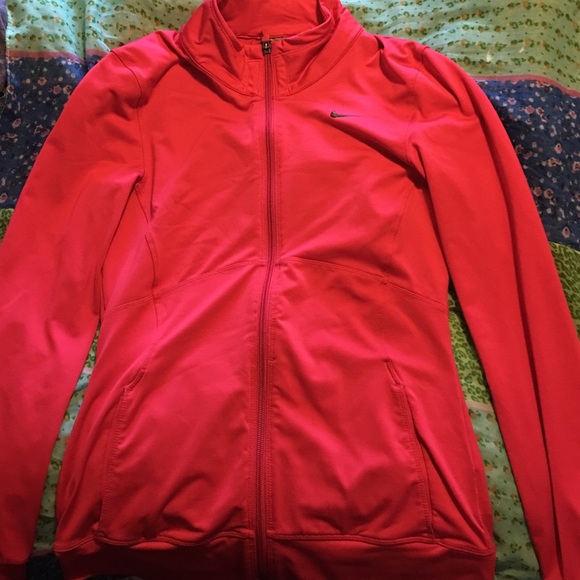 Hot pink Nike jacket sz.s