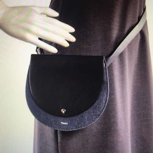 Theory Handbags - Theory post saddle belt bag with tags