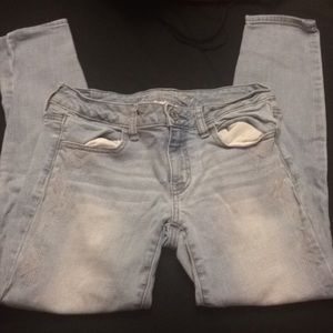 American Eagle Super Stretch Light Skinny Jeans