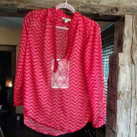 Dress Barn chevron top