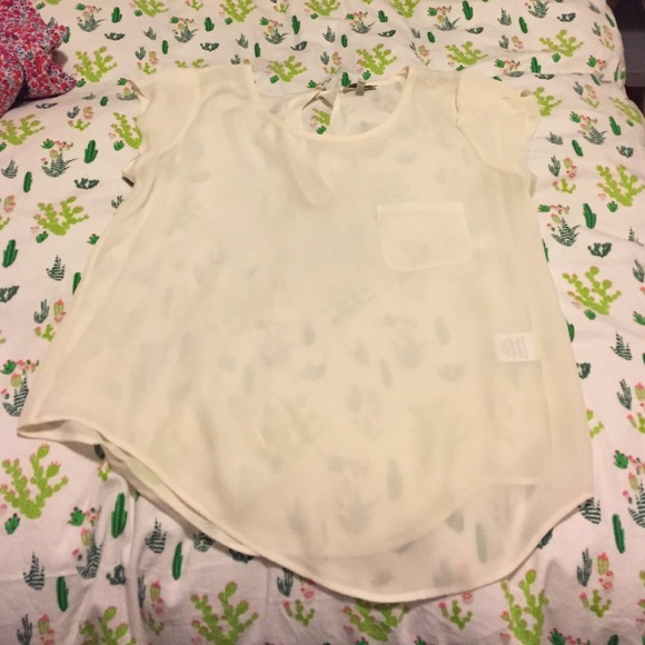 Silk white Joie shirt