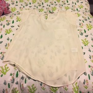 Silk white Joie shirt