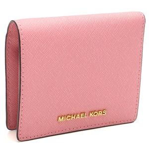 Michael Kors Bi-fold Wallet in Pink
