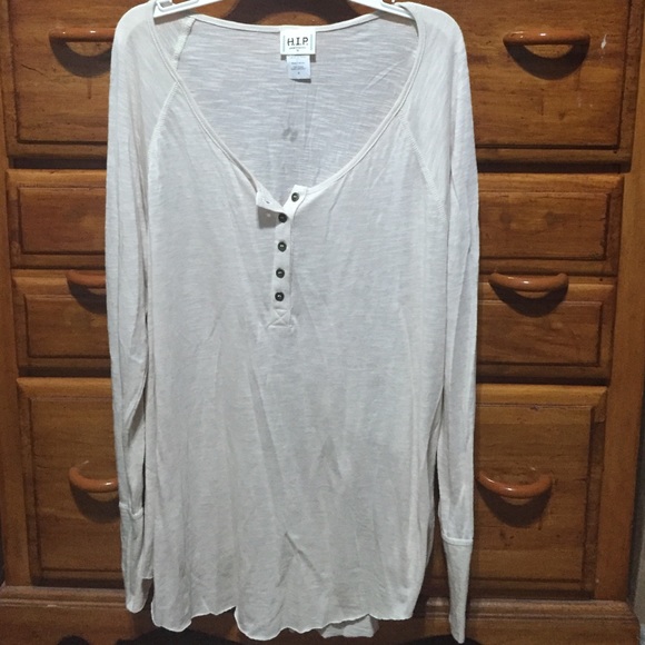 NWOT New Beige Long Sleeve