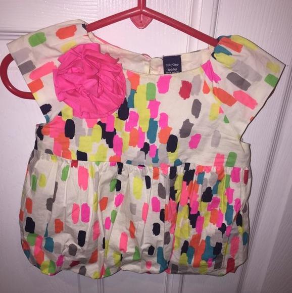 Gap Confetti Bubble Hem Top