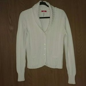 ✨Last Chance!✨Anne Klein Sport White Knit Sweater
