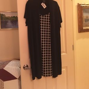 Black duster dress