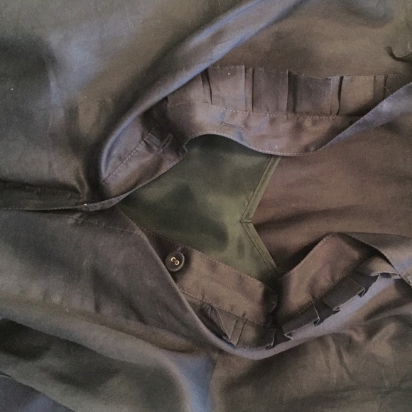 Banana Republic Blue Collared Dress. Size 0 - Picture 4 of 4