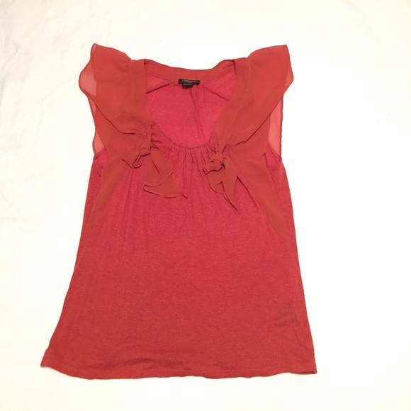 Burnt orange blouse