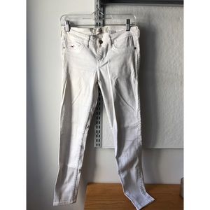 hollister white skinny jeans